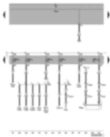 Wiring Diagram  VW PHAETON 2004 - Fuse SB29 - SB30 - SB31 - SB33 - SB34 - SB35