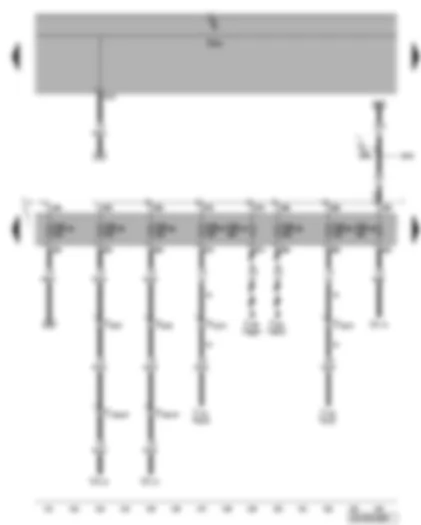 Wiring Diagram  VW PHAETON 2006 - Fuse SB36 - SB84 - SB85 - SB86 - SB87 - SB88