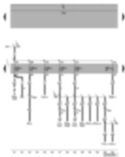 Wiring Diagram  VW PHAETON 2004 - Fuse SB67 - SB68 - SB70 - SB71 - SB72