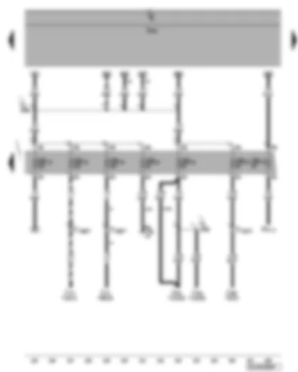 Wiring Diagram  VW PHAETON 2005 - Fuse SB19 - SB20 - SB22 - SB23 - SB78