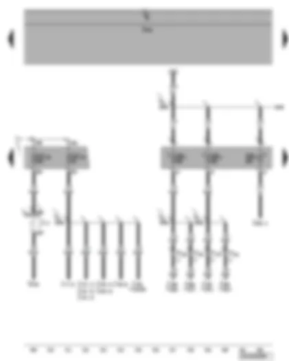 Wiring Diagram  VW PHAETON 2006 - Fuse SC33 - SC35 - SE1 - SE2 - SE5