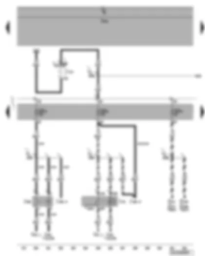 Wiring Diagram  VW PHAETON 2005 - Additional coolant pump relay - continued coolant circulation relay - fuse SD5 - SD6