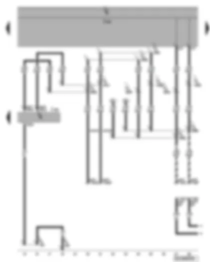 Электросхемa  VW PHAETON 2015 - Блок управления распознавания прицепа - диагностический разъём