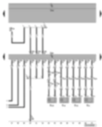 Wiring Diagram  VW PHAETON 2011 - Control unit for digital sound package - front left loudspeaker