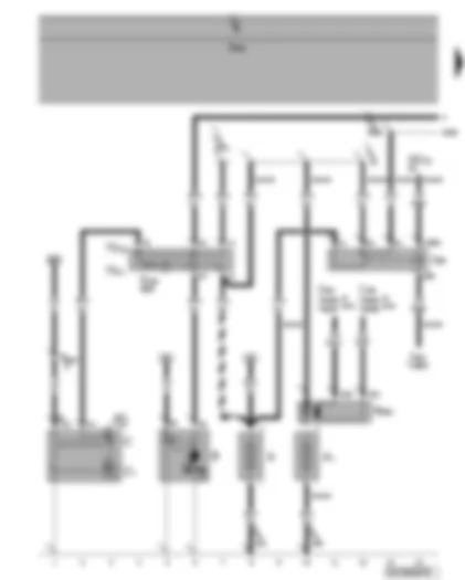 Wiring Diagram  VW PHAETON 2004 - Battery - alternator - starter - relay for battery parallel circuit - igniter for battery isolator