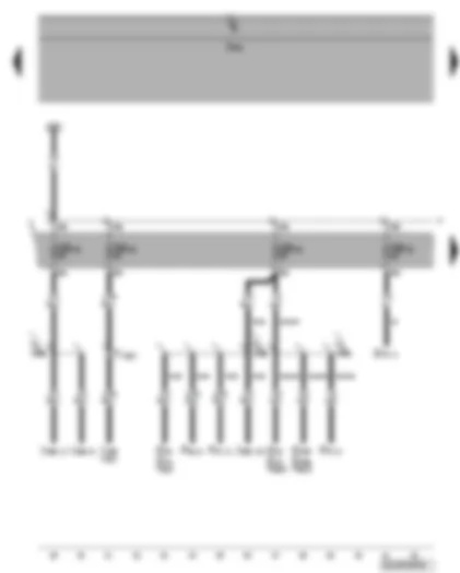 Wiring Diagram  VW PHAETON 2006 - Fuse SB52 - SB53 - SB54