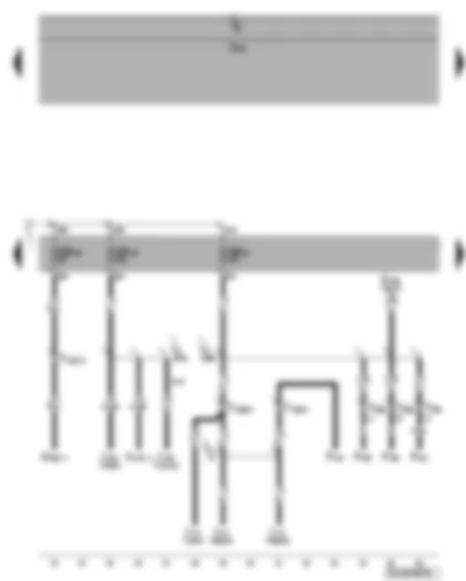 Wiring Diagram  VW PHAETON 2006 - Fuse SB55 - SB56 - SB57