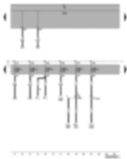 Wiring Diagram  VW PHAETON 2006 - Fuses SB11 - SB14 - SB15 - SB16 - SB17 - SB18