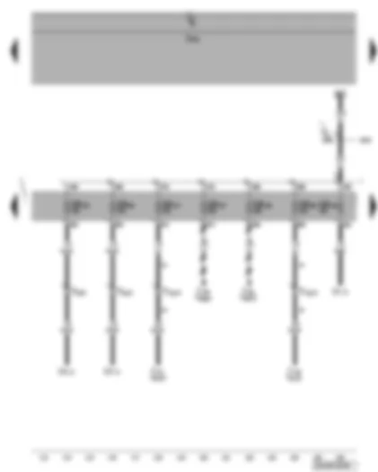 Wiring Diagram  VW PHAETON 2004 - Fuse SB84 - SB85 - SB86 - SB87 - SB88