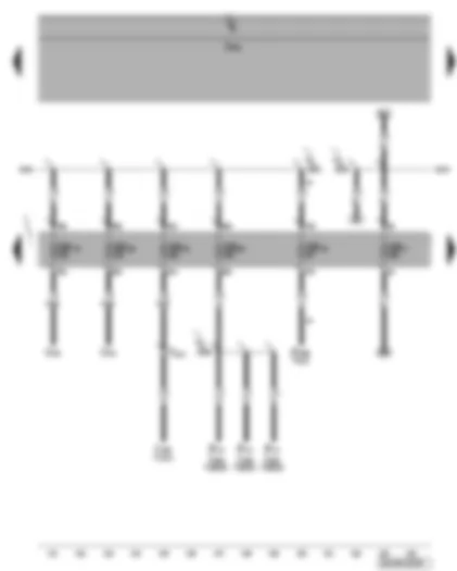 Wiring Diagram  VW PHAETON 2004 - Fuse SB4 - SB47 - SB79 - SB80 - SB81 - SB83