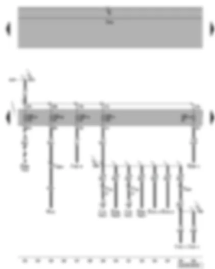 Wiring Diagram  VW PHAETON 2005 - Fuse SB67 - SB68 - SB70 - SB71 - SB72