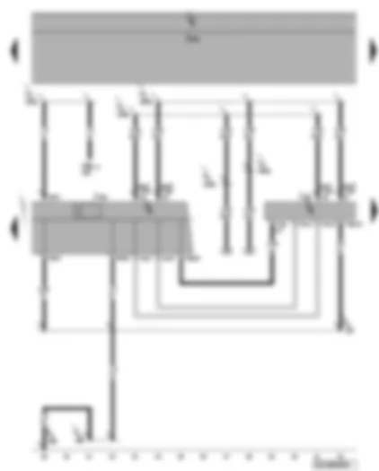 Электросхемa  VW PHAETON 2015 - Блок управления передней панели управления и индикации информации - блок управления навигационной системы с CD приводом