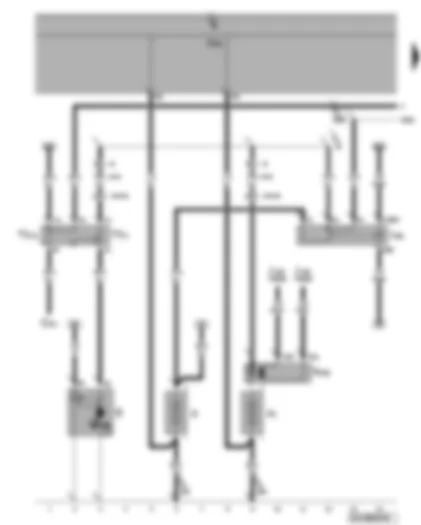 Wiring Diagram  VW PHAETON 2004 - Battery parallel circuit relay - battery - second battery - starter - battery isolation igniter