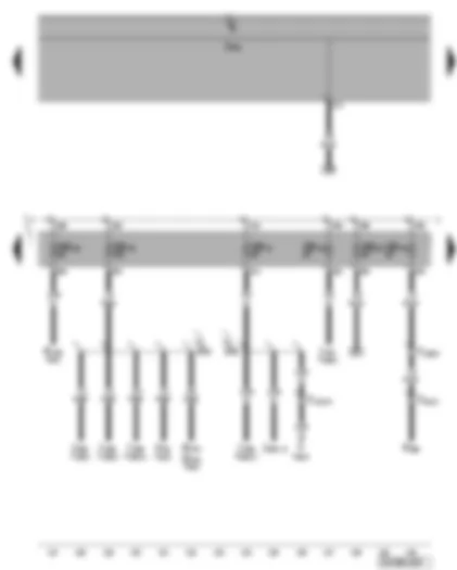 Wiring Diagram  VW PHAETON 2005 - Fuse SB29 - SB30 - SB31 - SB33 - SB34 - SB35