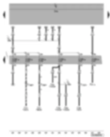 Wiring Diagram  VW PHAETON 2006 - Fuse SB19 - SB20 - SB22 - SB23 - SB78