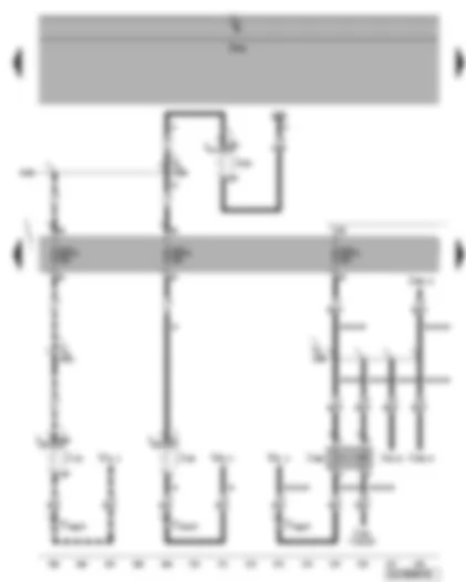 Wiring Diagram  VW PHAETON 2005 - Additional coolant pump relay - fuse SD6