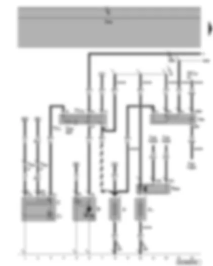 Wiring Diagram  VW PHAETON 2006 - Battery - alternator - starter - relay for battery parallel circuit - igniter for battery isolator