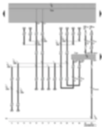 Wiring Diagram  VW PHAETON 2008 - Steering column electronics control unit - CAN bus convenience