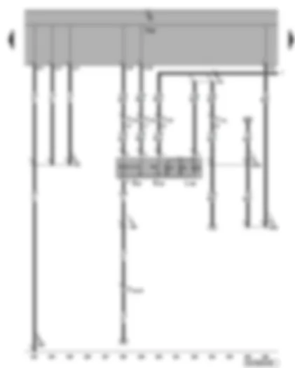 Wiring Diagram  VW PHAETON 2007 - Switches and instruments illumination regulator - trip recorder zeroing button
