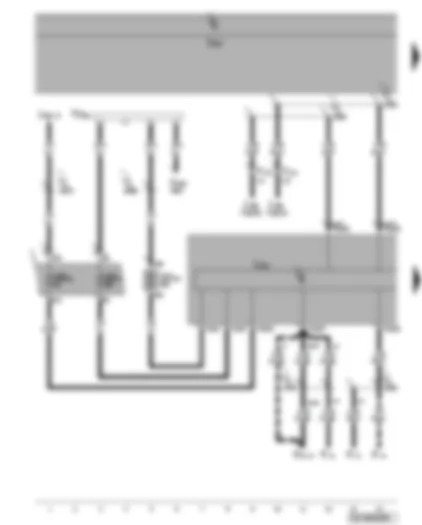 Wiring Diagram  VW PHAETON 2016 - ABS control unit - fuse SB8 - SB61 - SD24