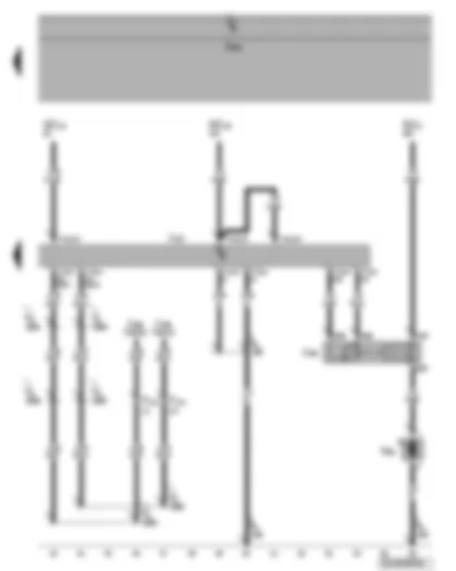 Wiring Diagram  VW PHAETON 2015 - Adaptive suspension control unit - adaptive suspension compressor relay - adaptive suspension compressor motor