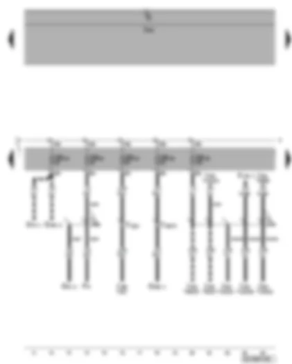 Wiring Diagram  VW PHAETON 2007 - Fuses SB53 - SB54 - SB55 - SB56
