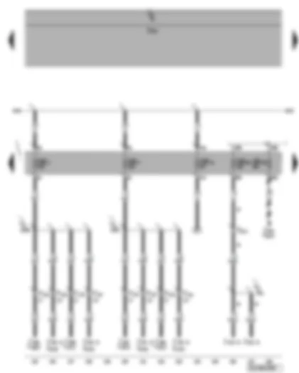 Wiring Diagram  VW PHAETON 2008 - Fuse SB2 - SB3 - SB41 - SB89