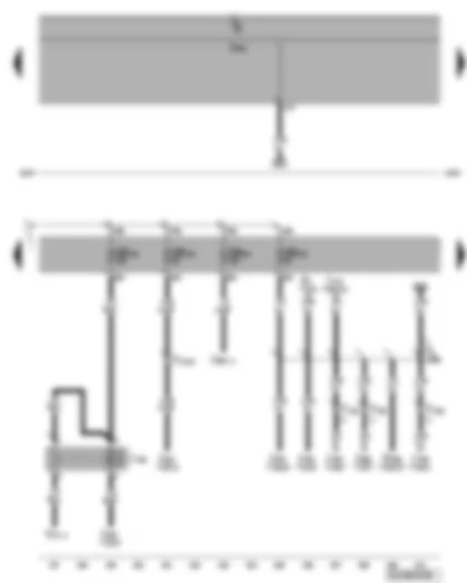 Wiring Diagram  VW PHAETON 2008 - Fuse SB62 - SB63 - SB64 - SB65