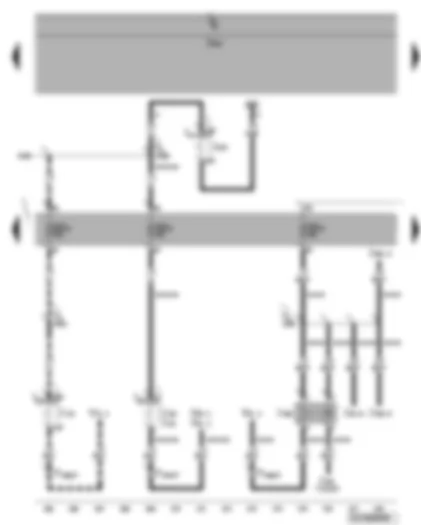 Wiring Diagram  VW PHAETON 2007 - Additional coolant pump relay - fuse SD6