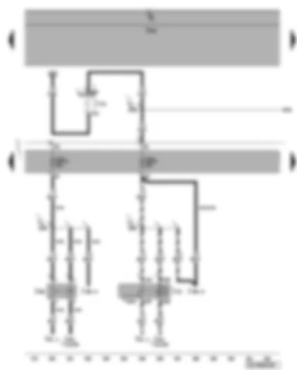 Wiring Diagram  VW PHAETON 2008 - Additional coolant pump relay - continued coolant circulation relay - fuse SD6