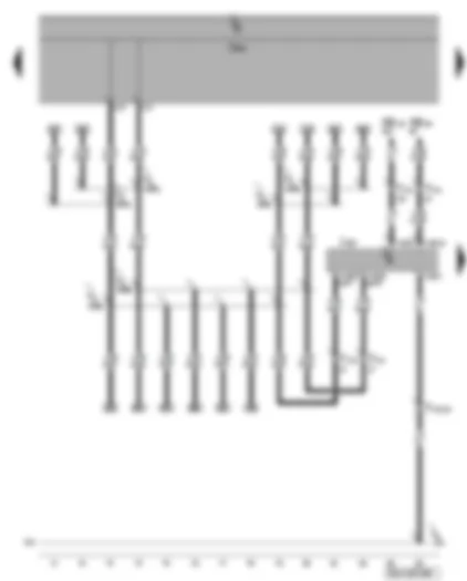 Wiring Diagram  VW PHAETON 2010 - Steering column electronics control unit - CAN bus convenience