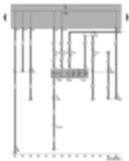 Wiring Diagram  VW PHAETON 2015 - Switches and instruments illumination regulator - trip recorder zeroing button