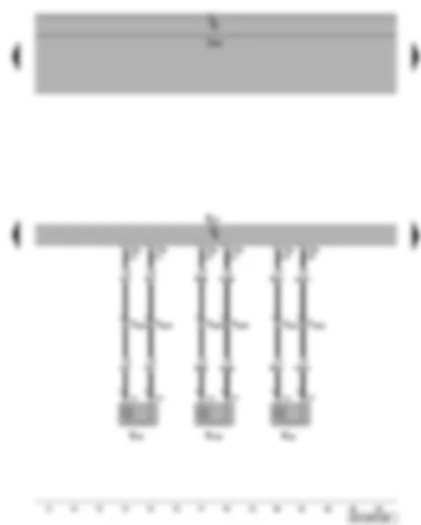 Wiring Diagram  VW PHAETON 2010 - Amplifier - front right loudspeaker