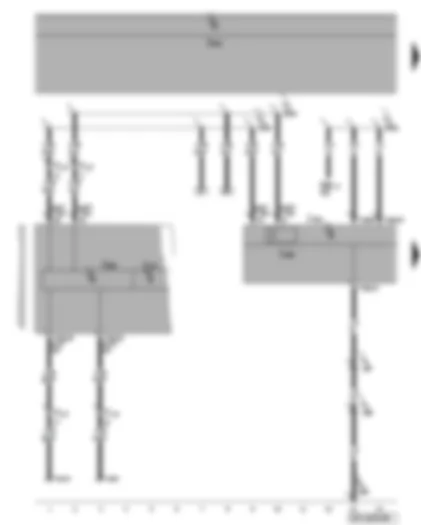 Wiring Diagram  VW PHAETON 2016 - Dash panel insert - data bus diagnostic interface - self-diagnosis connection - control unit with display for radio and navigation system - control unit for front display and information control panel