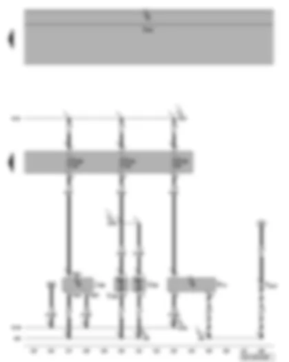 Wiring Diagram  VW PHAETON 2010 - Folding table motor - refrigerator - fax unit