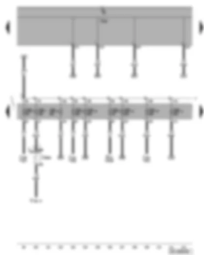 Wiring Diagram  VW PHAETON 2014 - Fuse SB5 - SB7 - SB8 - SB9 - SB10 - SB11 - SB12 - SB13 - SB16