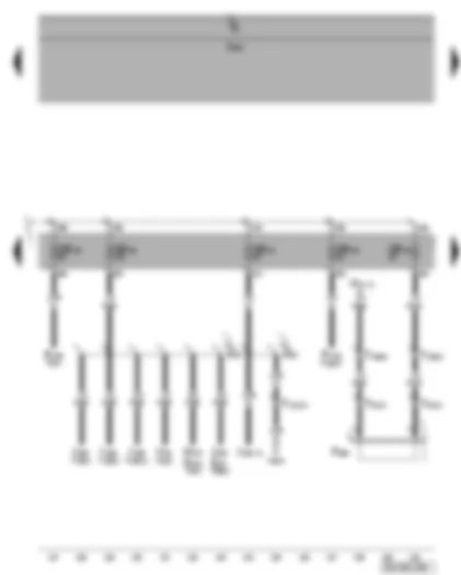 Wiring Diagram  VW PHAETON 2014 - Fuse SB29 - SB30 - SB31 - SB33 - SB34