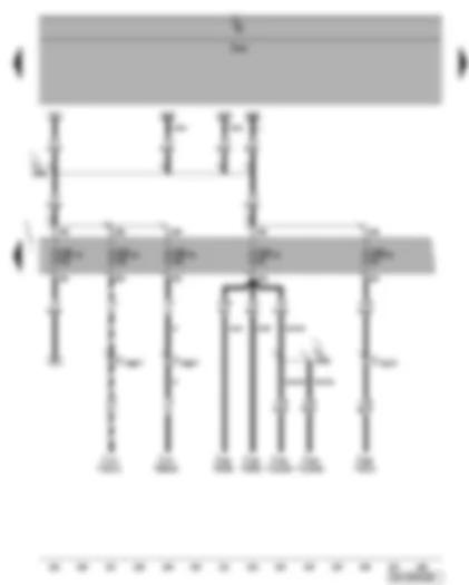Wiring Diagram  VW PHAETON 2014 - Fuse SB19 - SB20 - SB22 - SB23