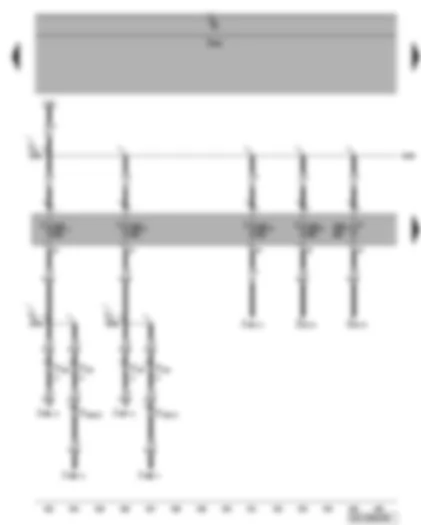 Wiring Diagram  VW PHAETON 2014 - Fuse SE1 - SE2 - SE5 - SE6 - SE7