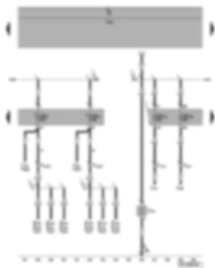 Wiring Diagram  VW PHAETON 2014 - Fuse SE3 - SE4 - SD27 - SD28