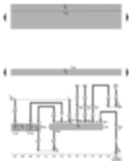 Wiring Diagram  VW PHAETON 2002 - Climatronic control unit - front passenger door control unit - front passenger side defroster button