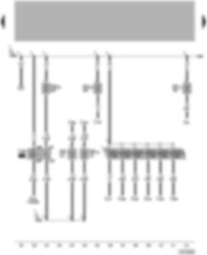 Wiring Diagram  VW PHAETON 2002 - Terminal 75 voltage supply relay