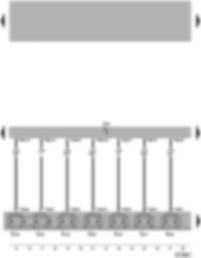 Электросхемa  VW PHAETON 2015 - Блок управления регулировки положения сиденья с функцией памяти - клавиши регулировки положения поясничного подпора - клавиши регулировки положения подушки и спинки сиденья