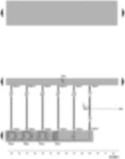 Электросхемa  VW PHAETON 2015 - Блок управления регулировки положения сиденья с функцией памяти - клавиша регулировки положения поясничного подпора - клавиша дистанционного управления сиденьем