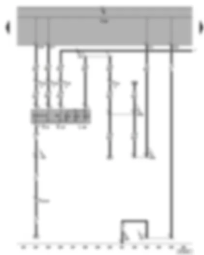 Wiring Diagram  VW PHAETON 2002 - Switches and instruments illumination regulator - trip recorder zeroing switch