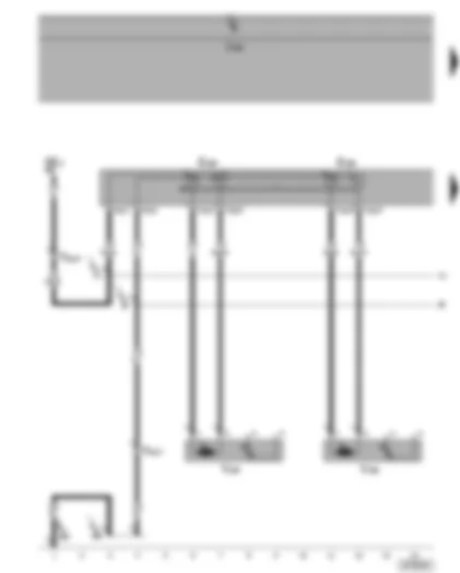 Wiring Diagram  VW PHAETON 2004 - (Driver side) lumbar support height adjustment button - lumbar support height adjustment motor - lumbar support longitudinal adjustment button - lumbar support longitudinal adjustment motor