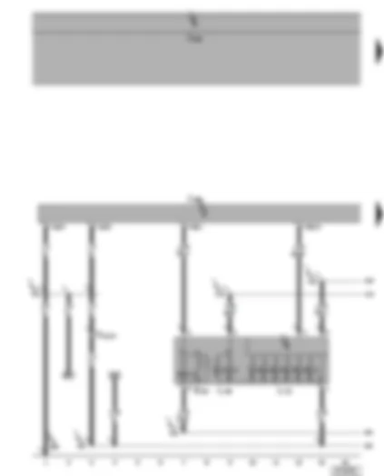Wiring Diagram  VW PHAETON 2002 - Climatronic control unit - front left vent button