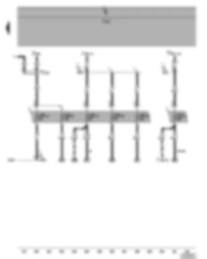 Wiring Diagram  VW PHAETON 2002 - Fuse locations