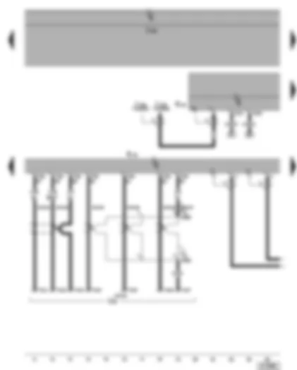 Wiring Diagram  VW PHAETON 2002 - TV tuner - aerial amplifier - video socket