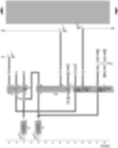 Wiring Diagram  VW PHAETON 2002 - Battery - second battery - battery parallel circuit relay - wiring junction - wiring junctions 2-4